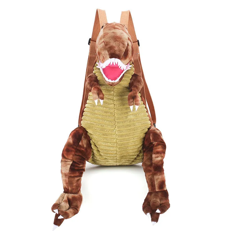 3D Dinosaur Soft Plush Backpack Children Backpack Creative Gifts