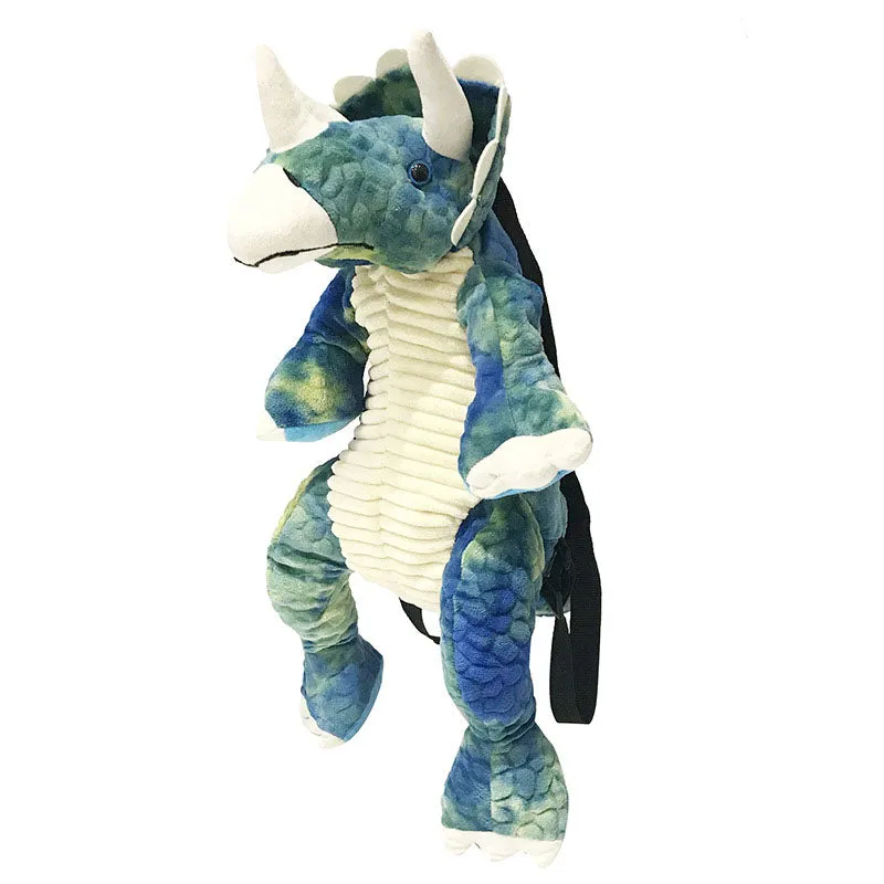 3D Dinosaur Soft Plush Backpack Children Backpack Creative Gifts