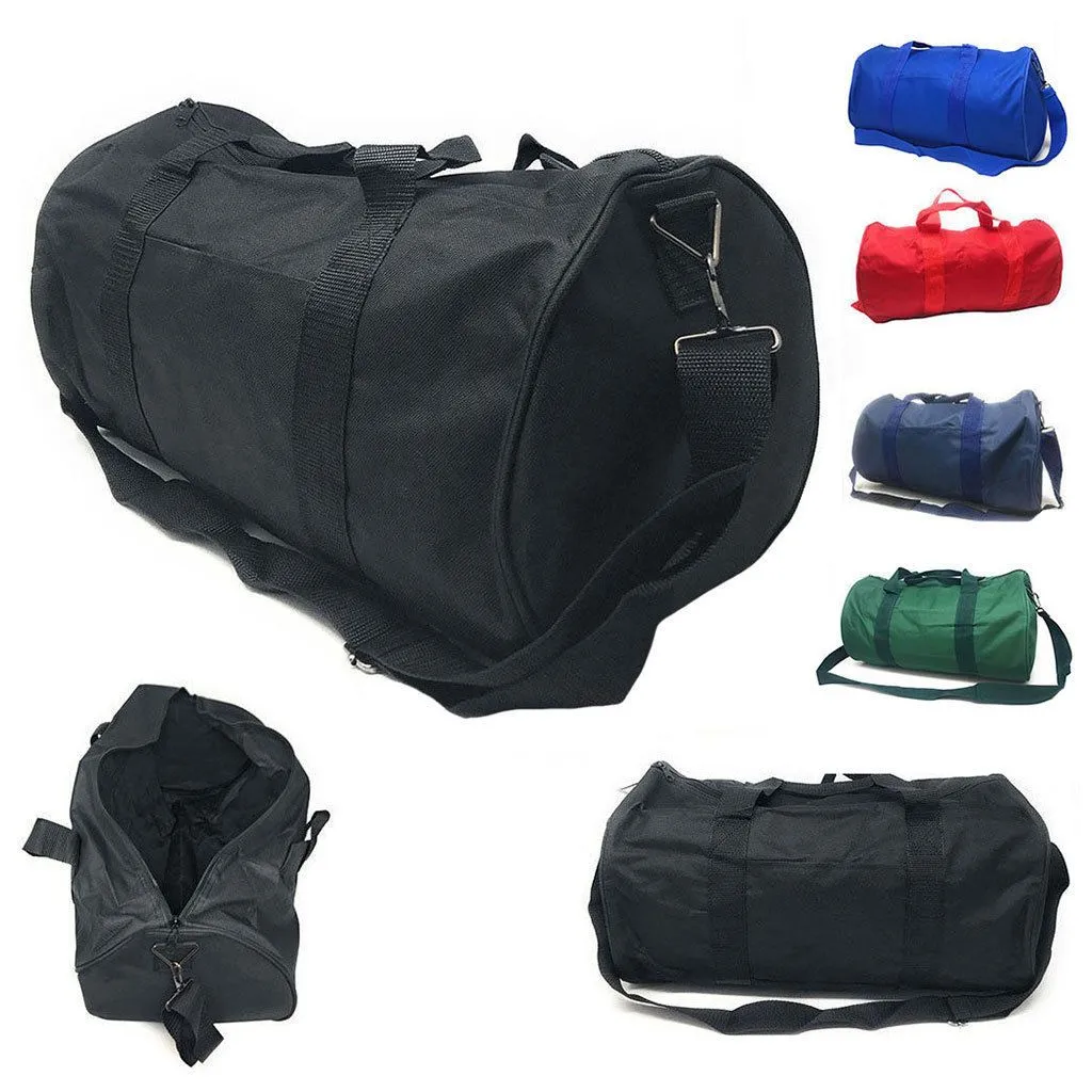 55 LOT Roll Round 18 inch Duffle Duffel Bag Travel Sports Gym Work School Carry On