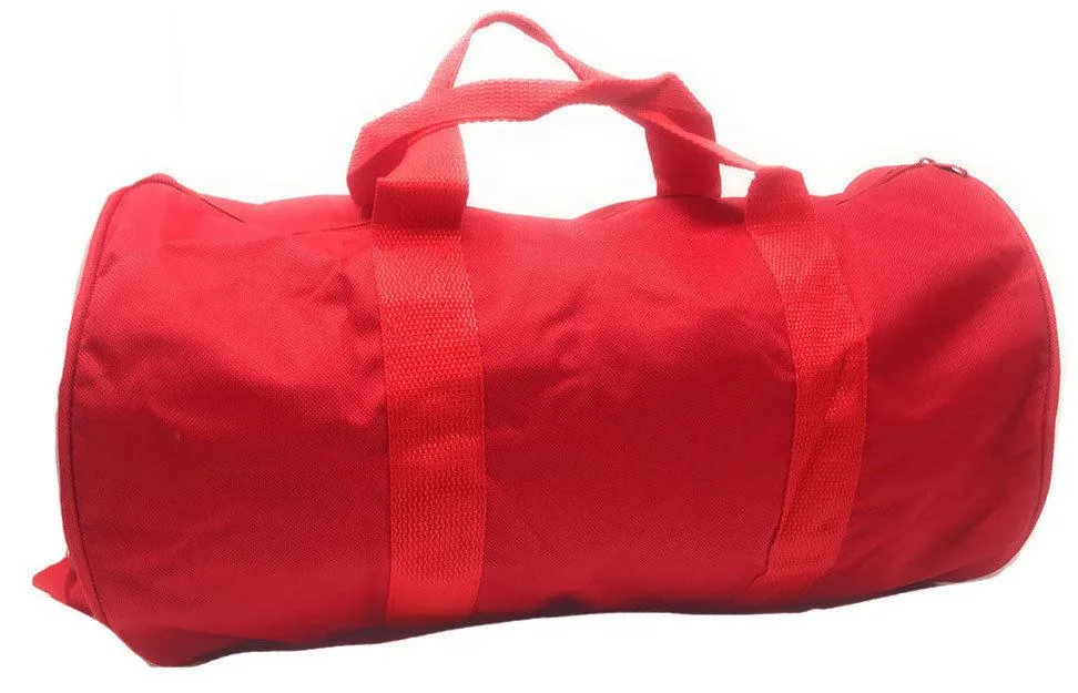 55 LOT Roll Round 18 inch Duffle Duffel Bag Travel Sports Gym Work School Carry On