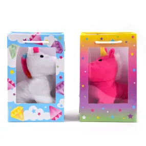 7" Unicorn In Window Bag, 2 Colors