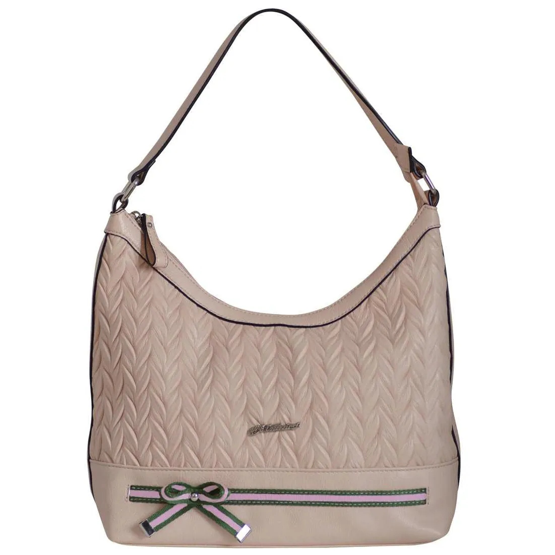 AB Collezioni Borsa Lily Cipria Designer Handbag - Powder Pink