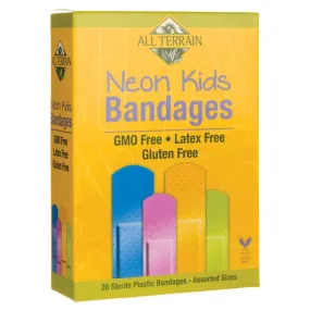 ALL TERRAIN - Neon Kids Bandages Assorted - 20 Bandages