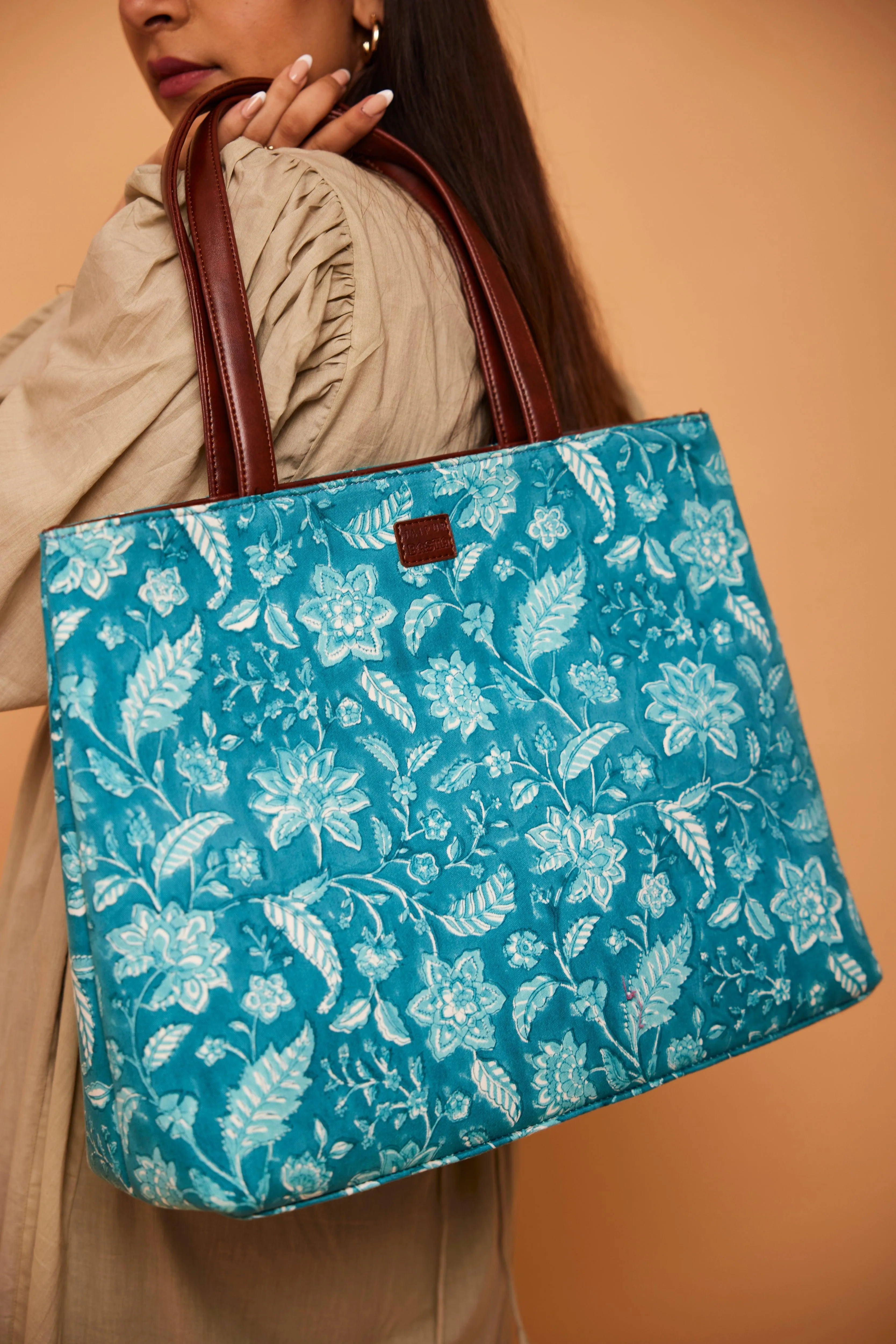 Aqua Blue All Time Tote Bag