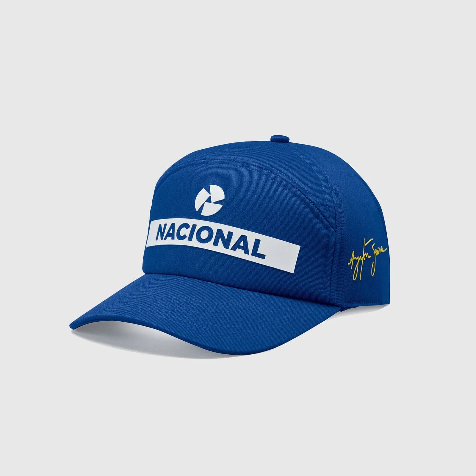 Ayrton Senna Replica Nacional Baseball Hat- Blue with Gift Bag