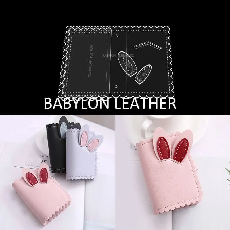 BABYLON™ Cute Card Holder Leather Making Pattern AAB-754