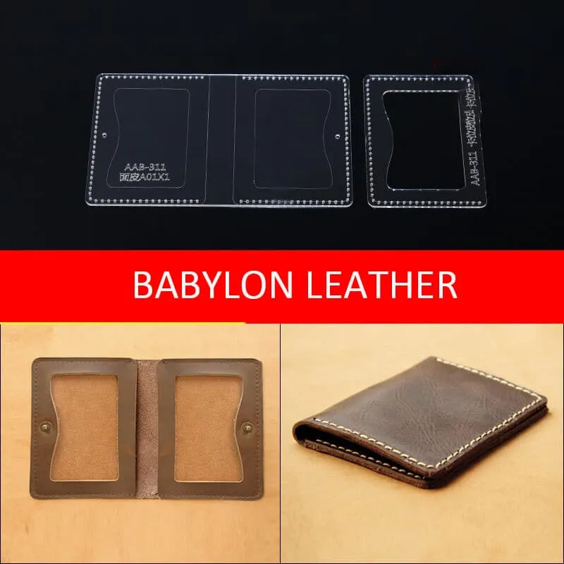 BABYLON™ ID and Driver's License Holder Leather Pattern AAB-311