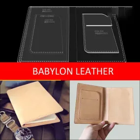 BABYLON™ Leather Cardholder and Passport Cover Pattern AAB-355