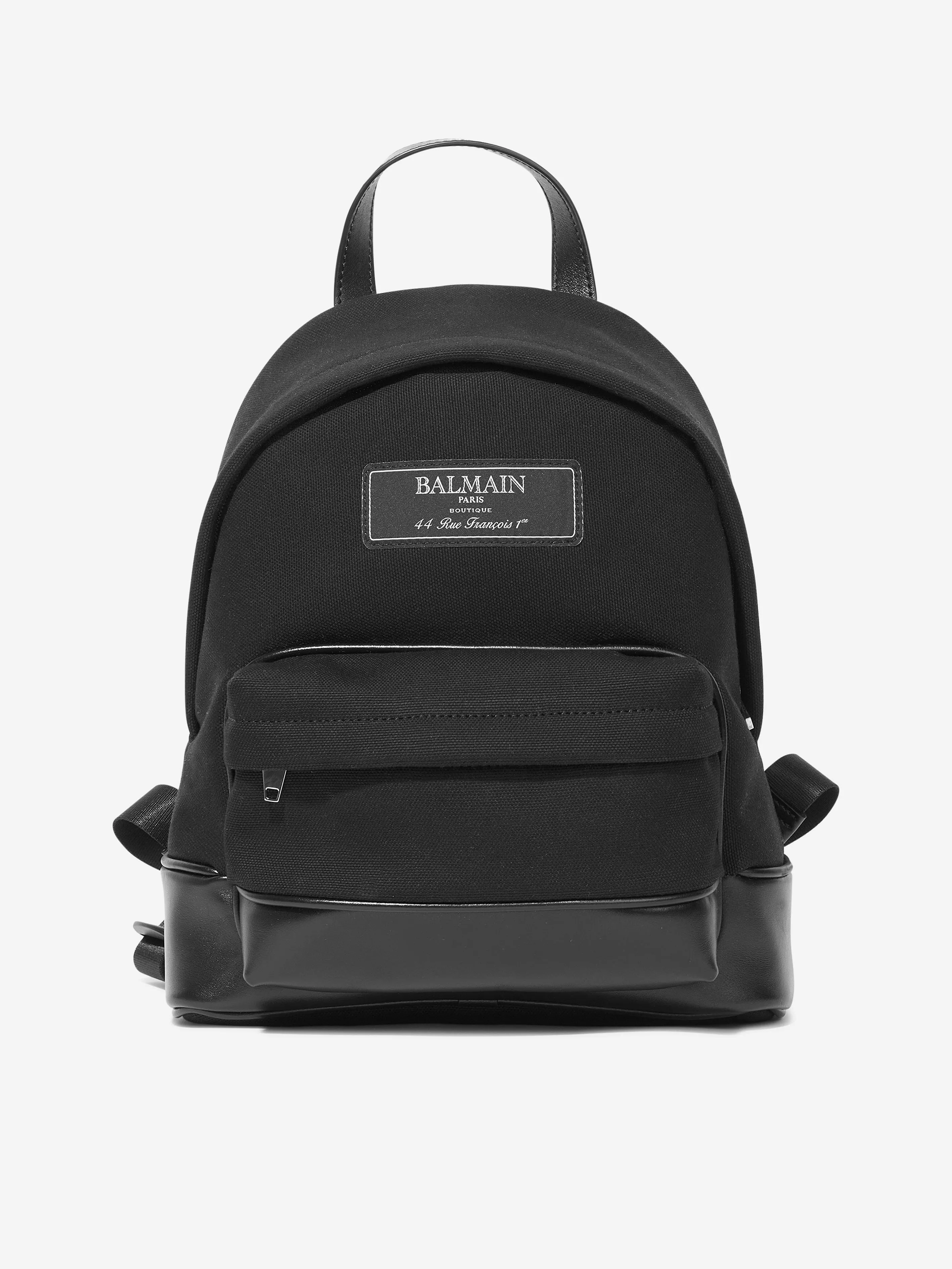 Balmain Kids Logo Backpack in Black (30cm)