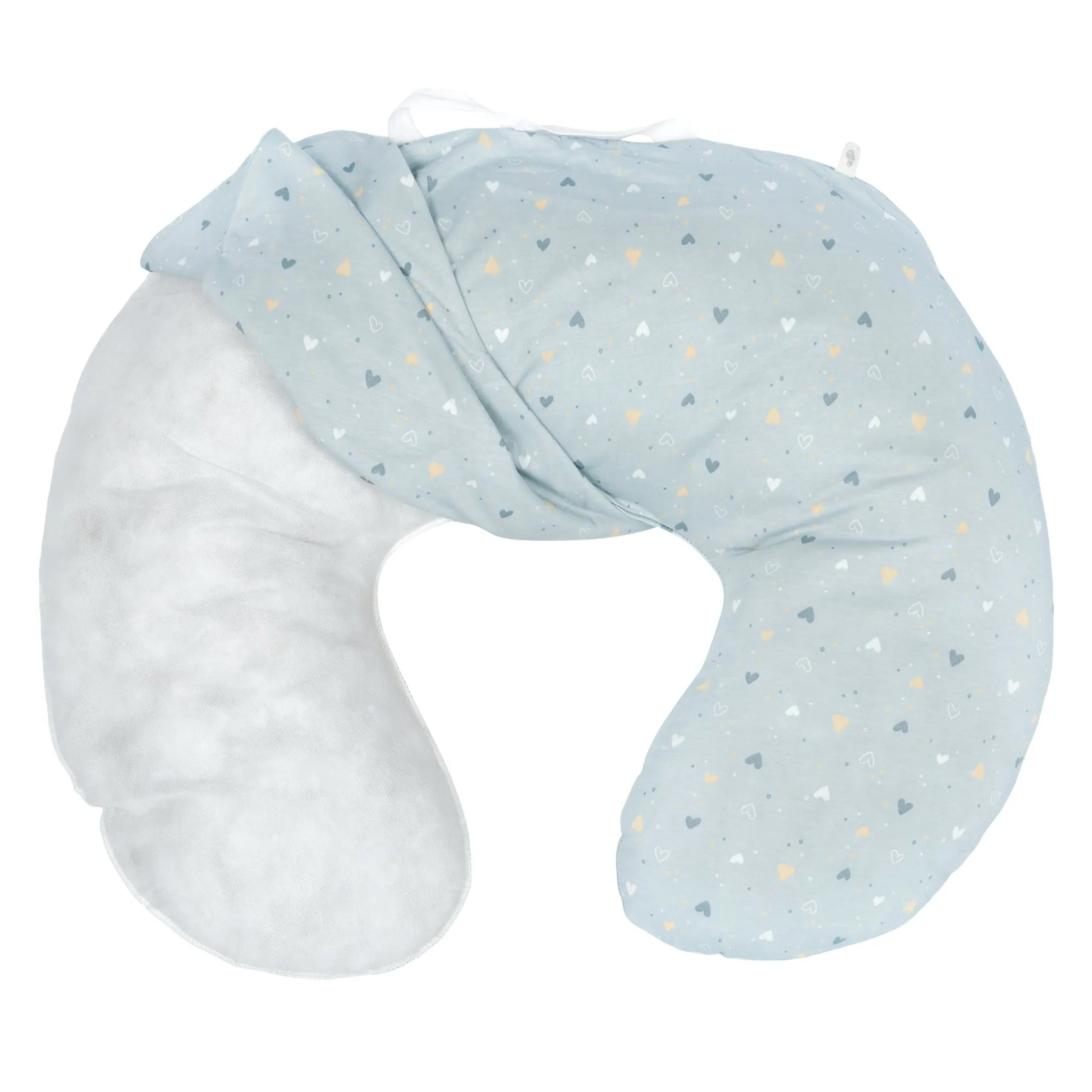 Bamboo nursing pillow - Hearts