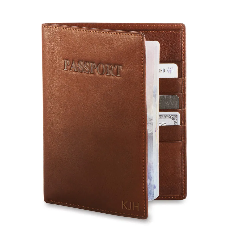 Bella Soft Leather Hipster Passport Wallet