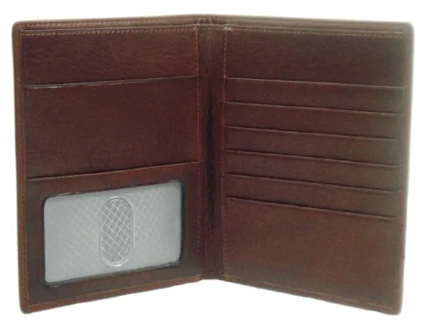 Bella Soft Leather Hipster Passport Wallet