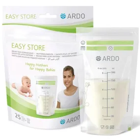 Breast milk bag, storing breast milk bags