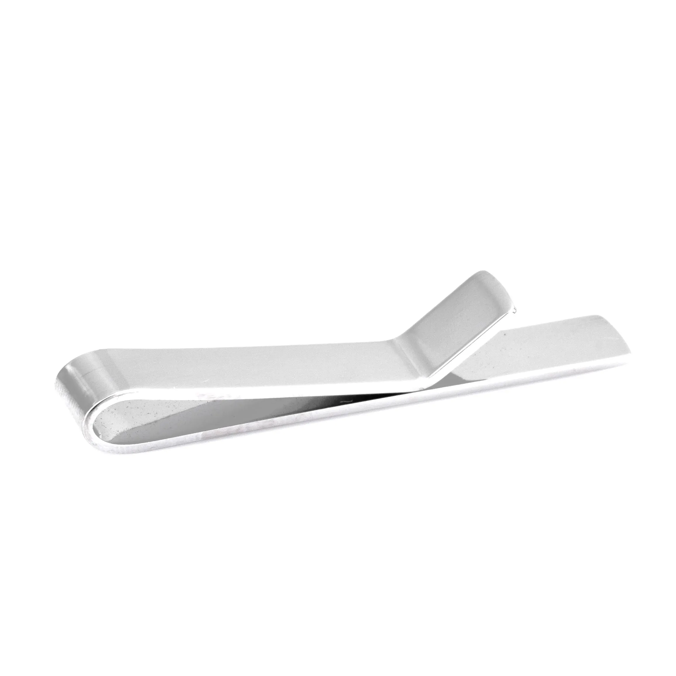 Brushed Silver Tie Bar 47mm