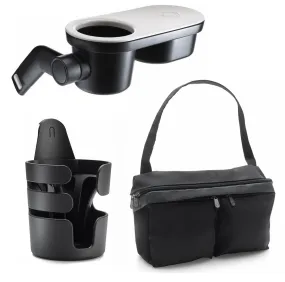 Bugaboo Fox 2 / Lynx Organizer / Snack Tray / Cup Holder Accessory Bundle - Black