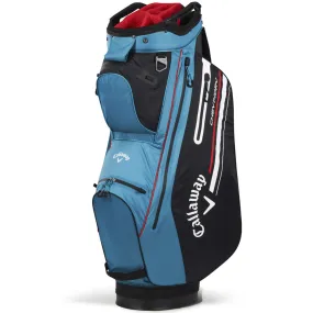 Callaway Chev 14 Dry Waterproof Cart Bag - Aqua/Black/Fire