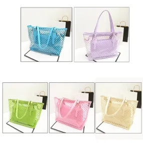 Candy Color Transparent Handbag