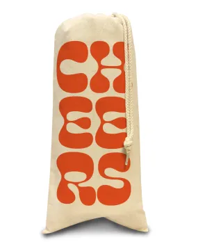 Canvas Drawstring Wine Bag