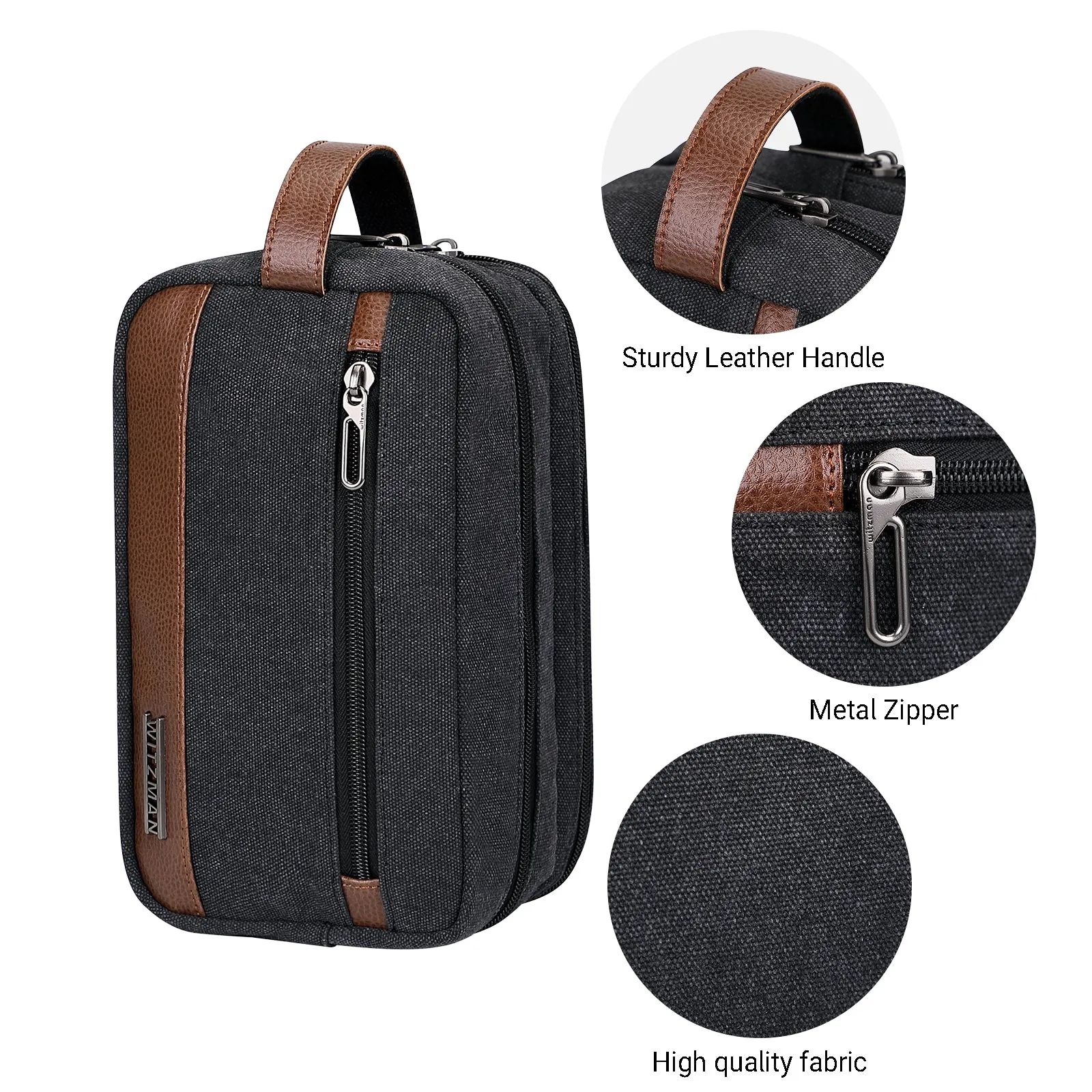 Canvas Travel Toiletry Bag for Men