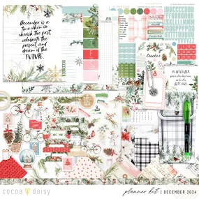 Cedar & Snow Planner Kit - Choose your insert or notebook - December 2024