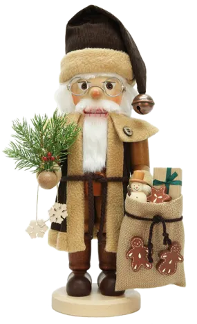 Christian Ulbricht Nutcracker - Santa with Bag - Natural