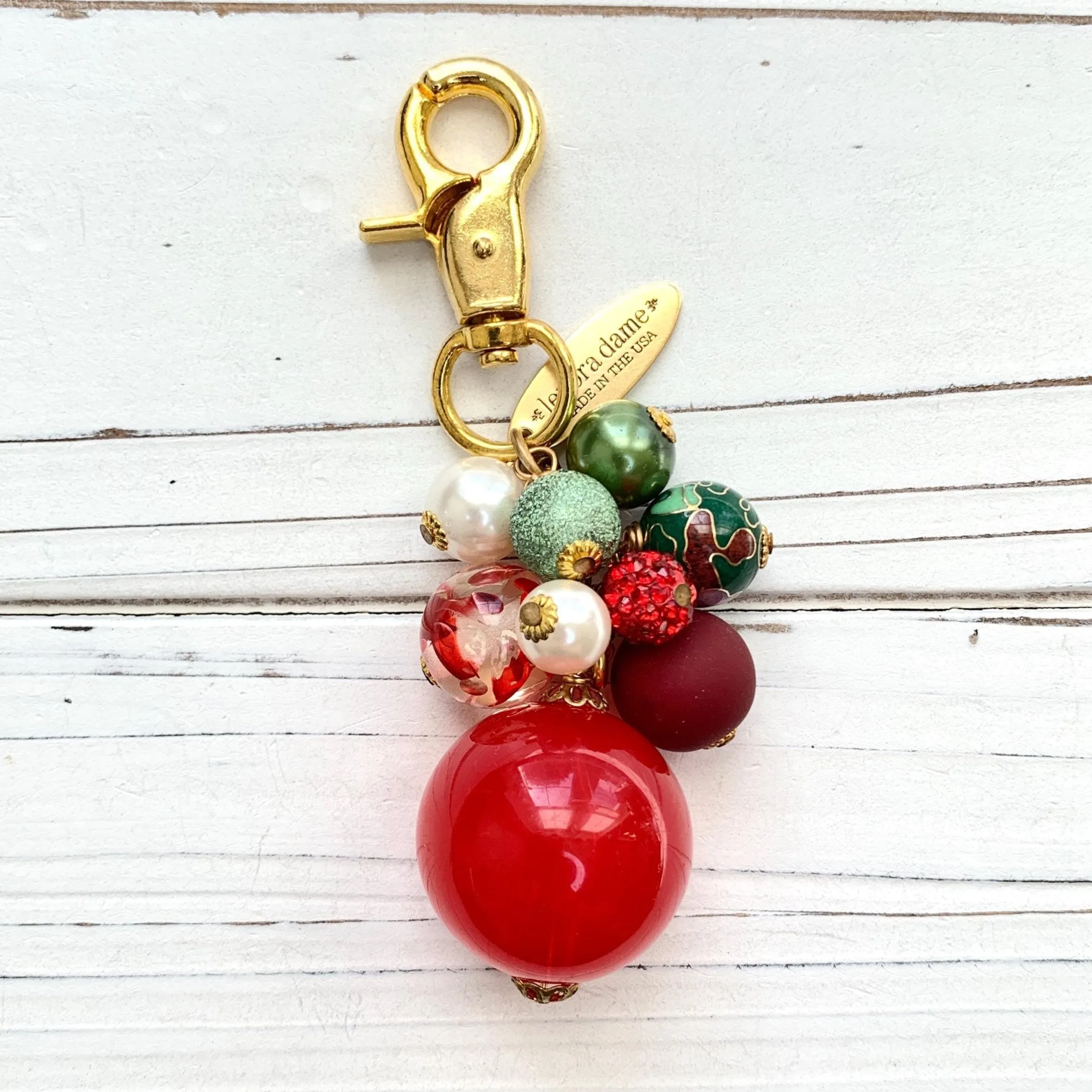 Christmas Bulb Purse Charm