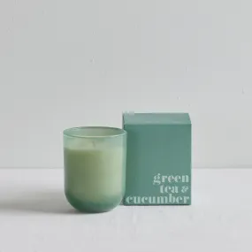 Chroma Glass Candle - Small - Green Tea & Cucumber