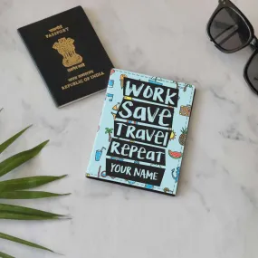 Classy Personalized Document Holder  -Work Save Travel Repeat