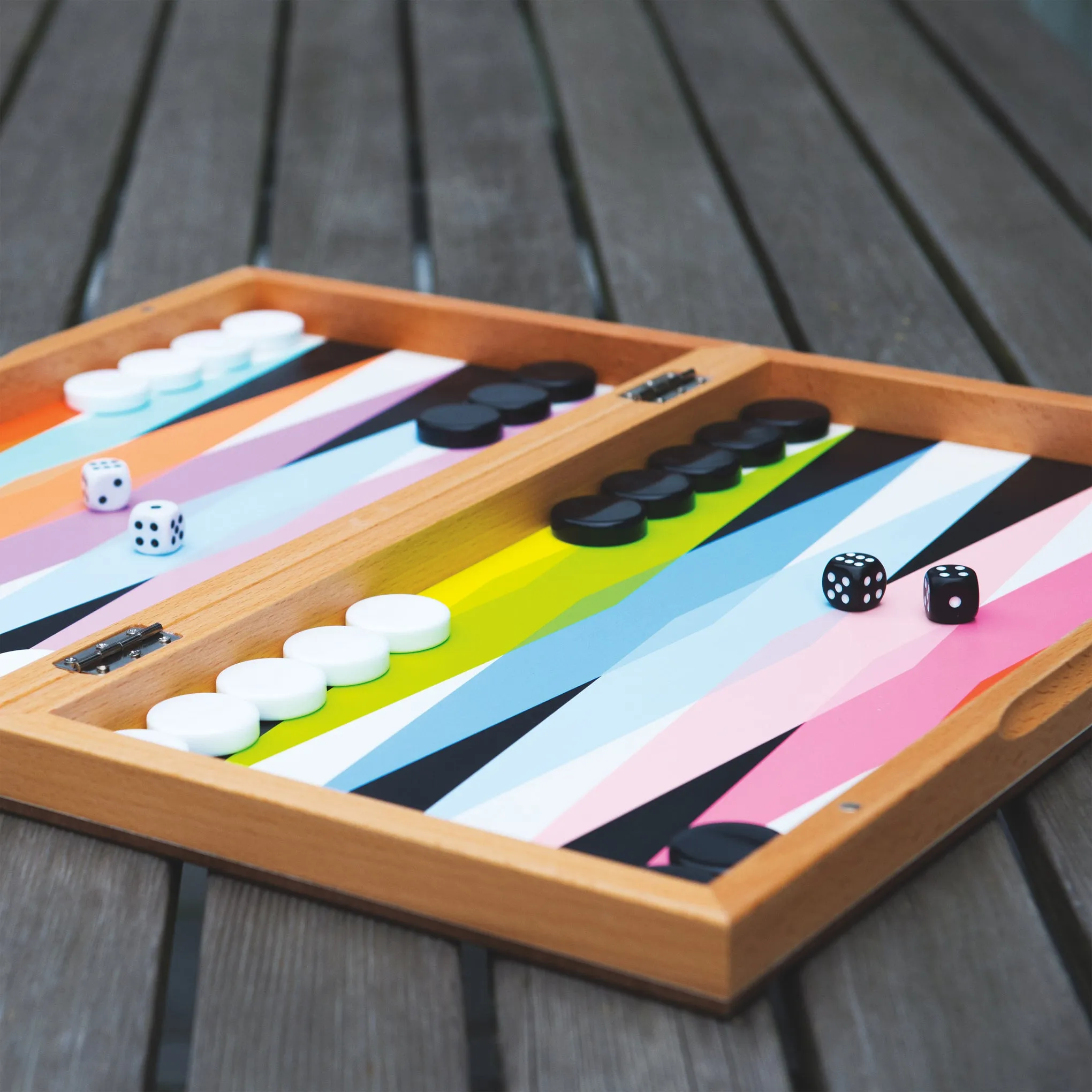 Colorful Backgammon Set