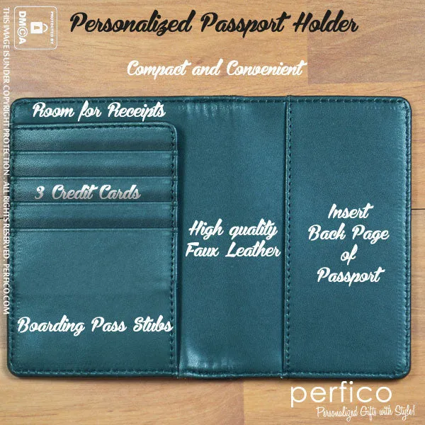 Colours of India © Personalized Passport Cover and Holder