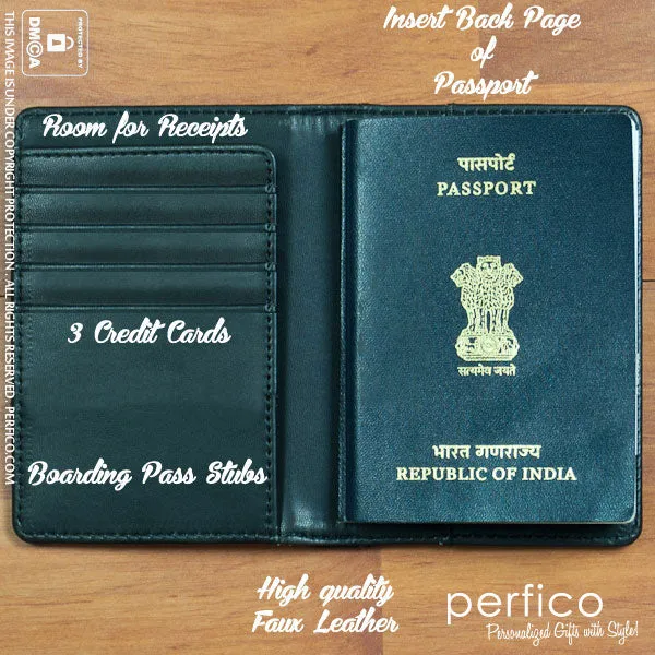 Colours of India © Personalized Passport Cover and Holder