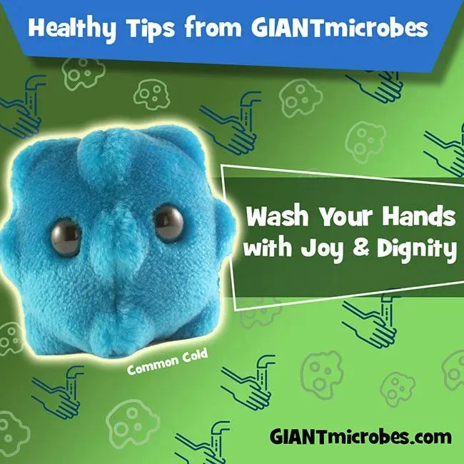 Common Cold (Rhinovirus) Giant Microbes Plush