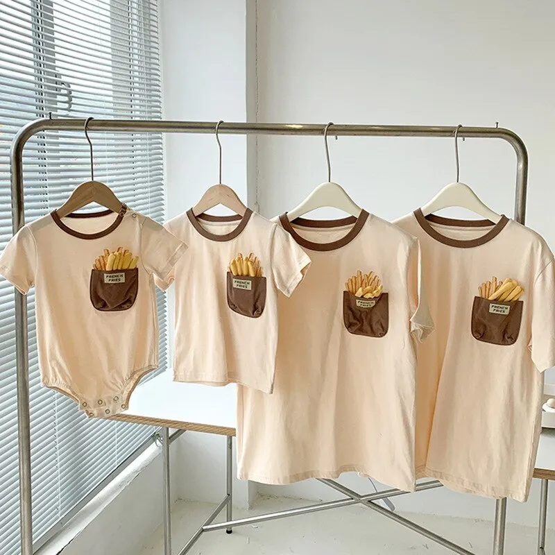 Crispy French Fries Cotton T-Shirt