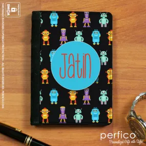 Cute Robot © Personalized Passport Cover and Holder