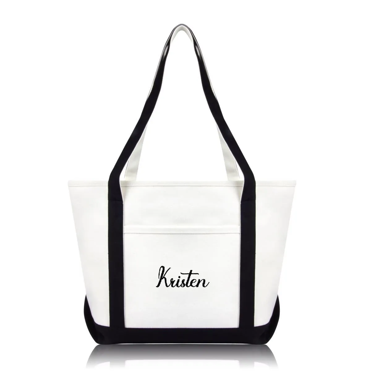 Dalix Womens Names Tote Bag