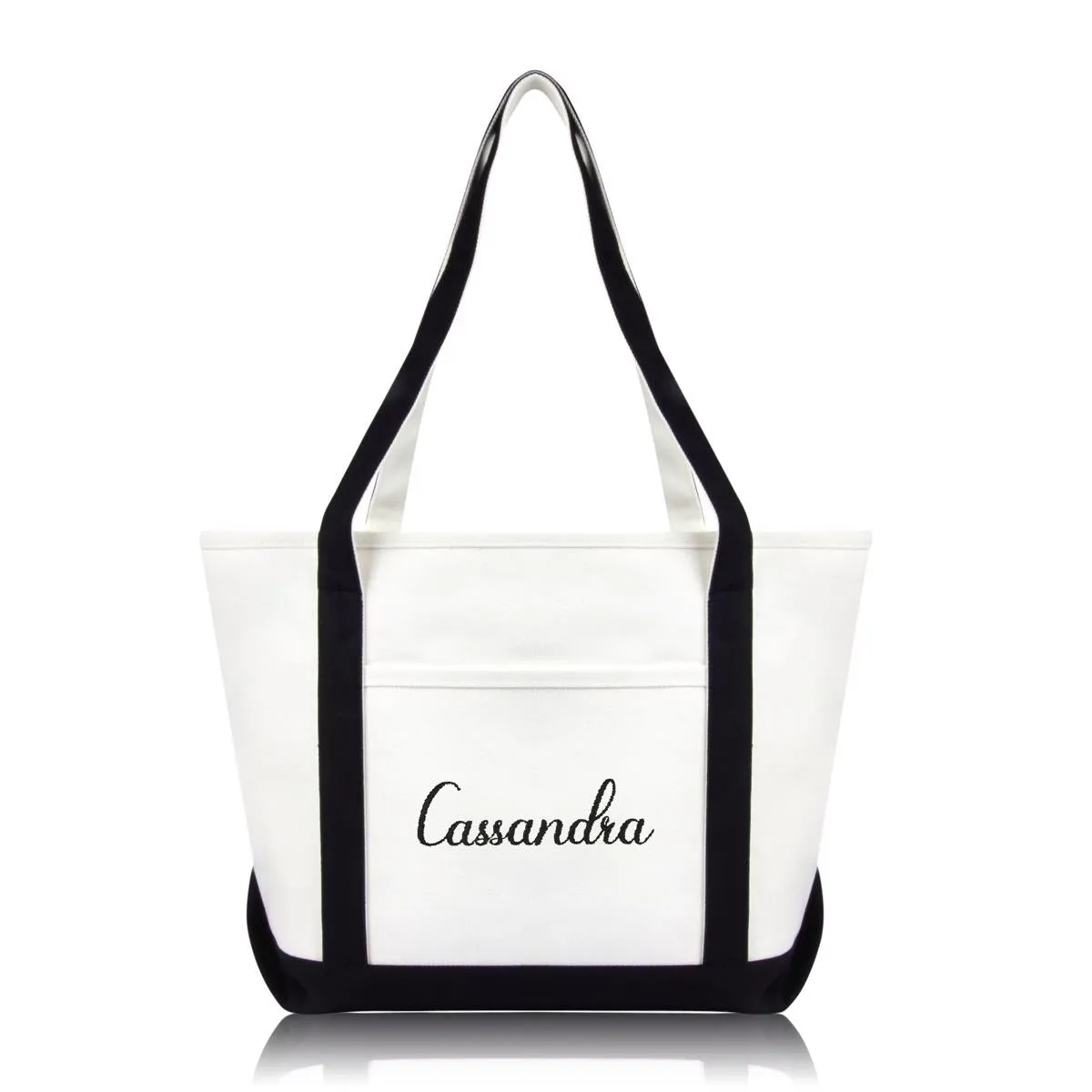 Dalix Womens Names Tote Bag