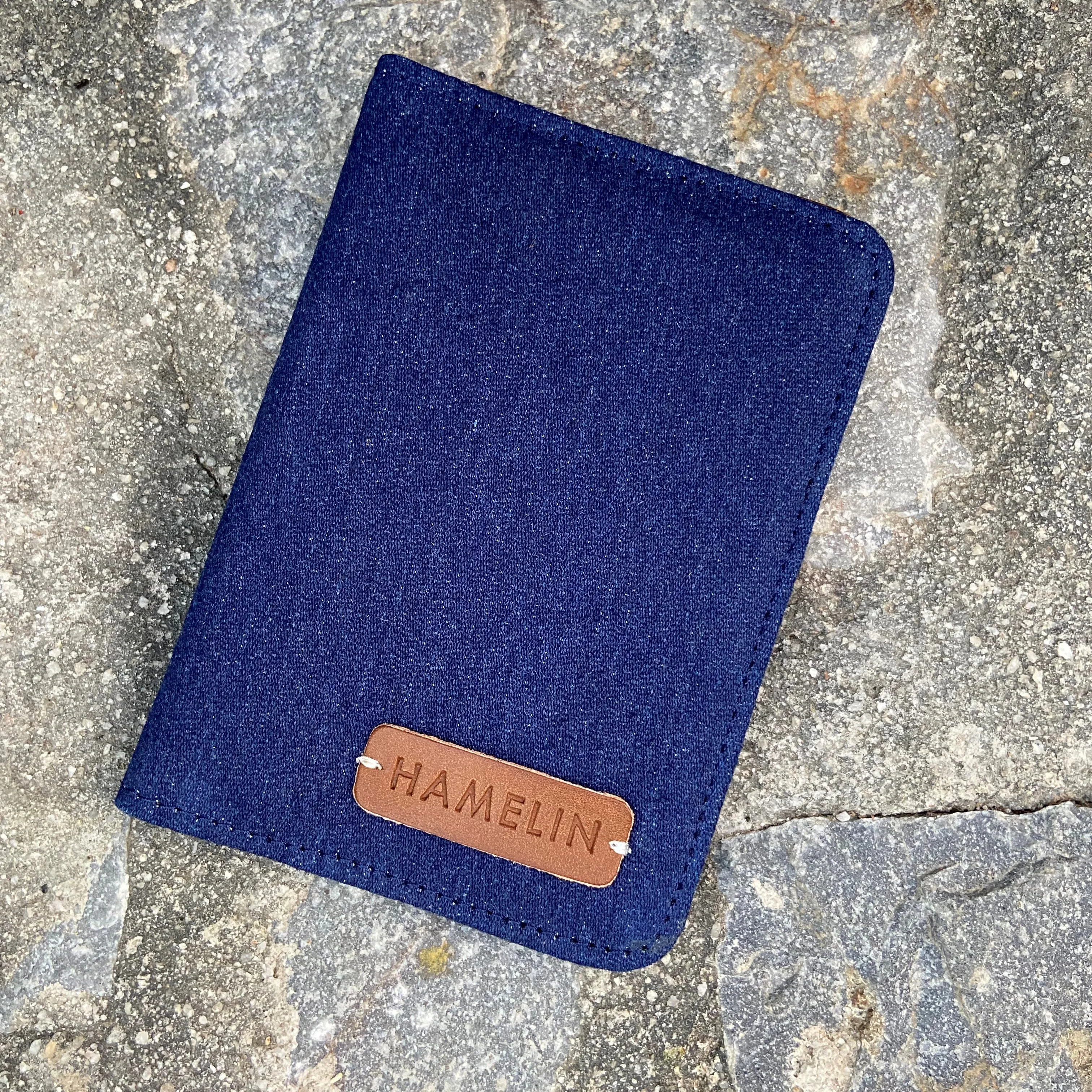 Denim Passport Holder