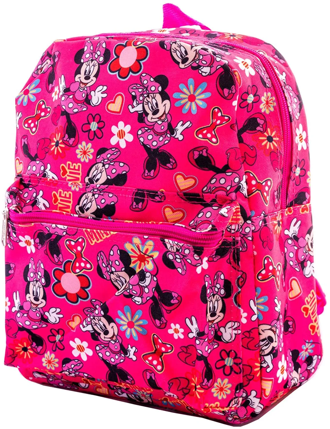 Disney Minnie Mouse Kids 12" Backpack w/ Little Minnie Pattern Print