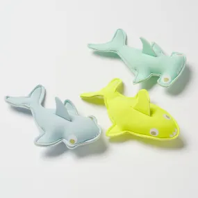 Dive Buddies | Salty the Shark Aqua Neon Yellow