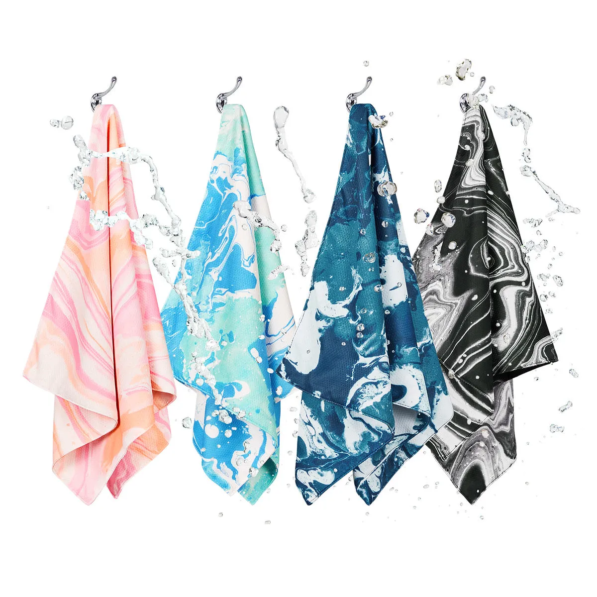 Dock & Bay Cooling Gym Towel - Peach Melba