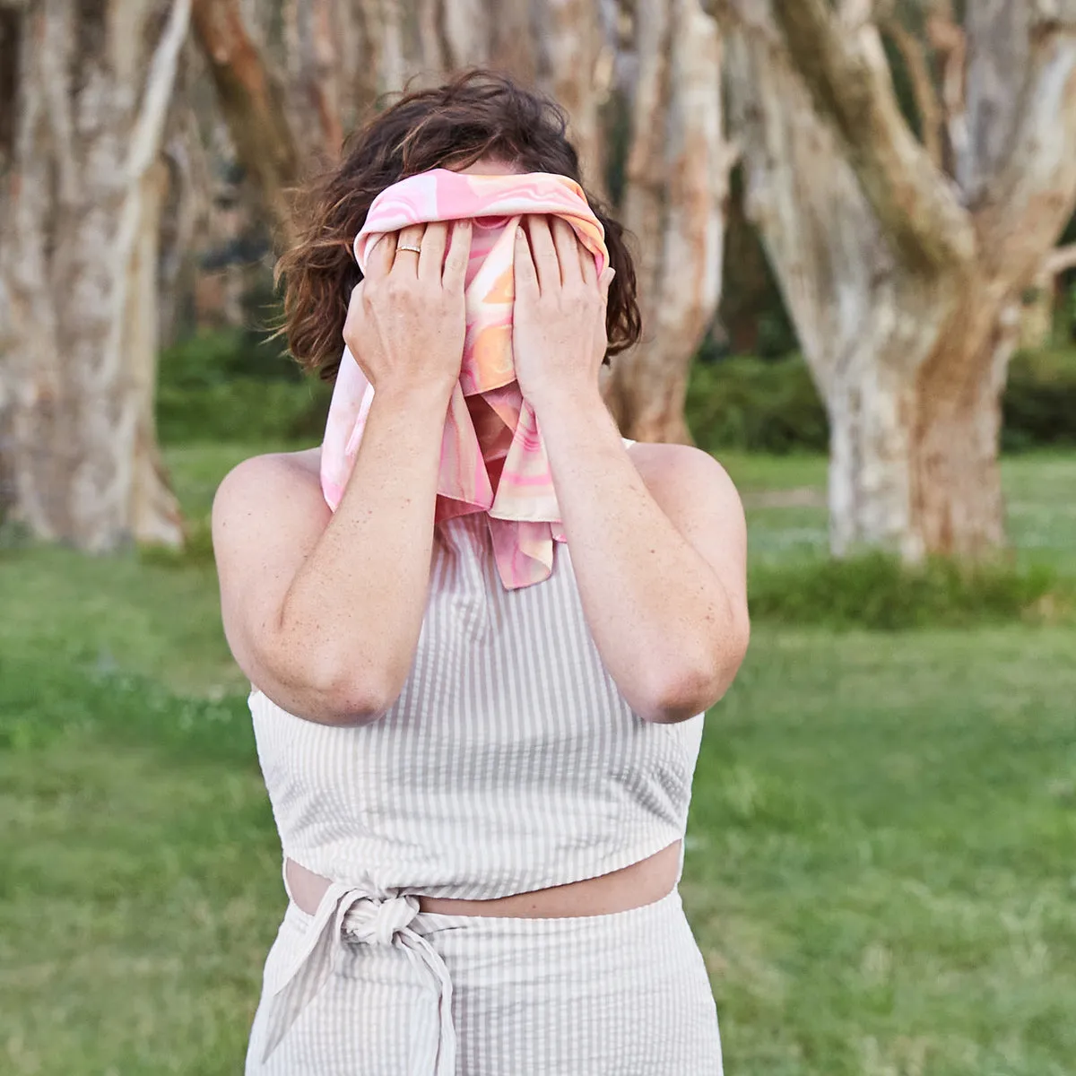 Dock & Bay Cooling Gym Towel - Peach Melba