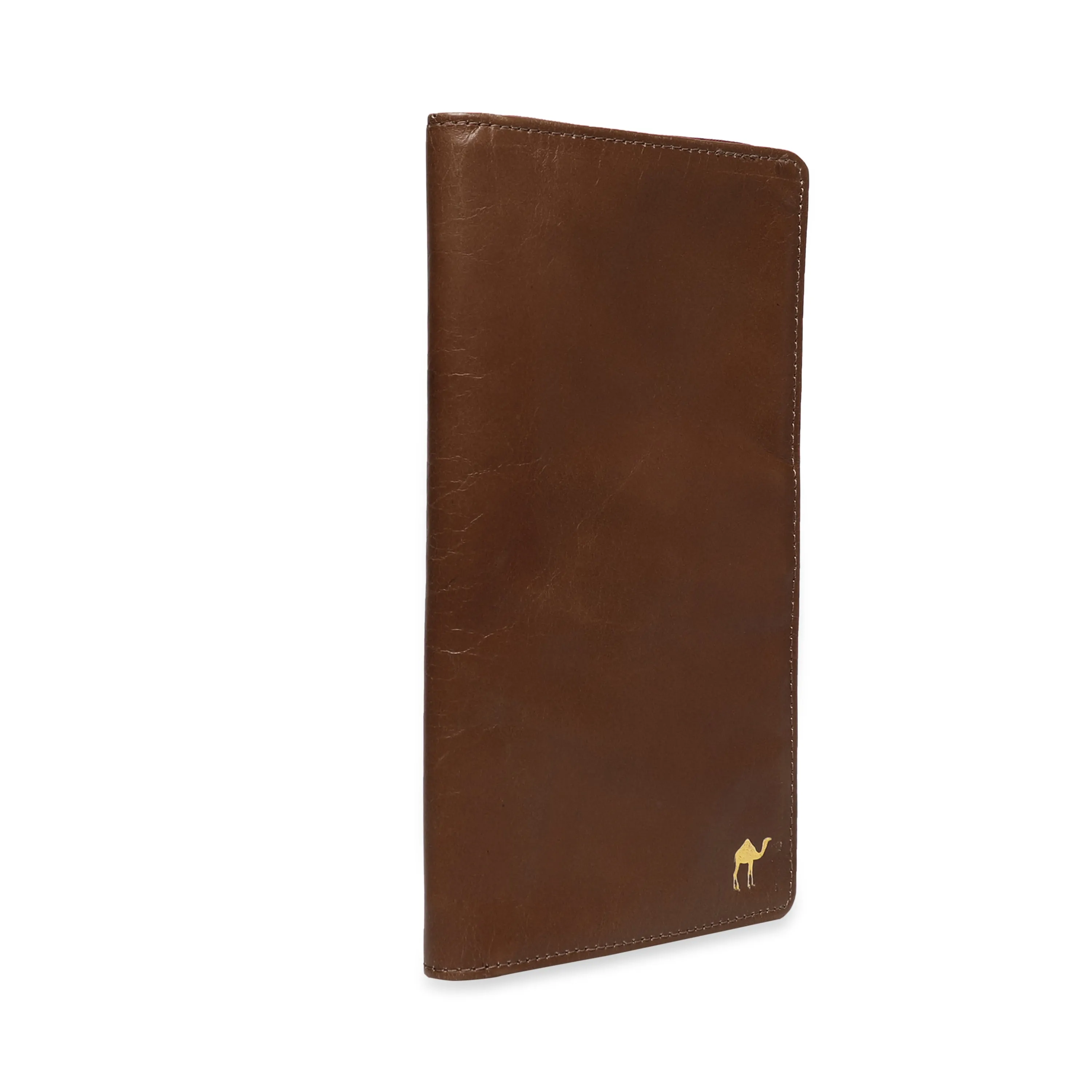 Ducati Genuine Leather Passport Holder - Brown