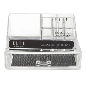 Elle Clear Cosmetic Organizer with Drawer