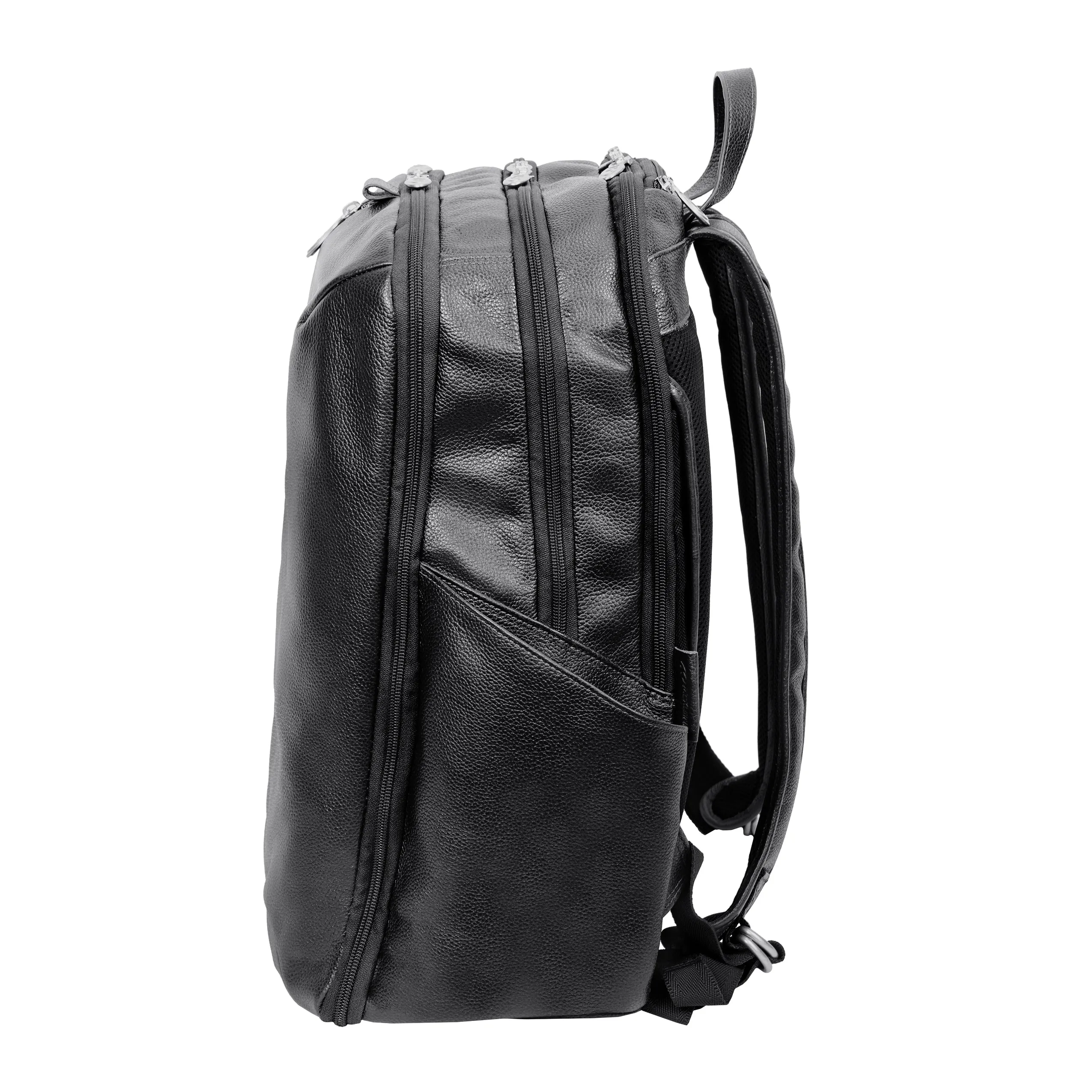 ENGLEWOOD | 17” Leather Carry-All Weekend Laptop Backpack