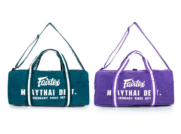 FAIRTEX BAG9 BARREL TRAINING GYM SPORTS BAG 2 Colours 52 x 21 x 21 cm