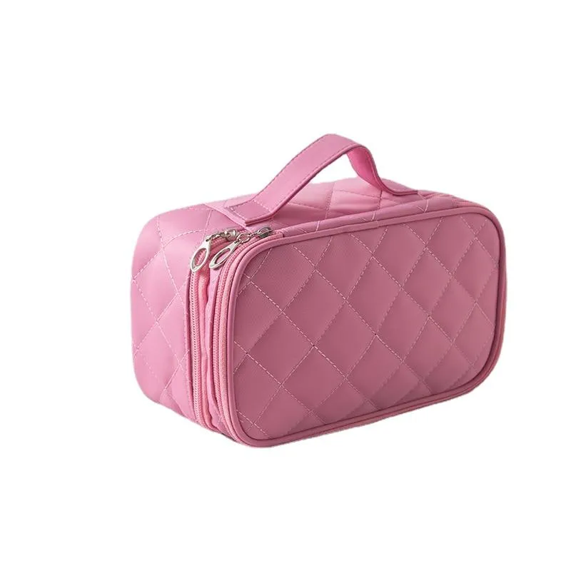 Fashion Large Capacity Women's Waterproof Nylon Makeup Bags