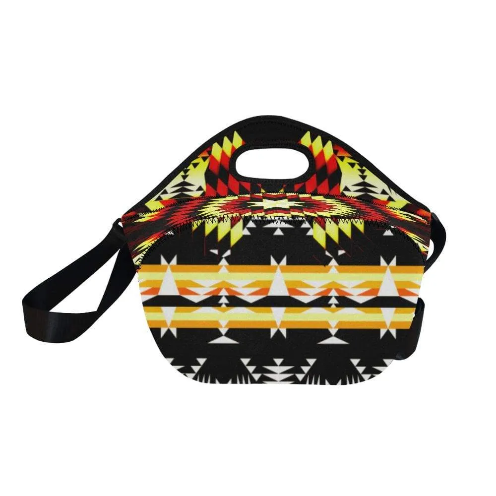 Fire Colors Neoprene Lunch Bag/Large