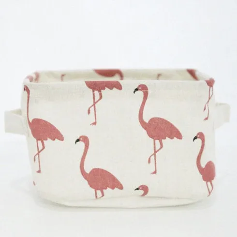 Flamingo Pouch, Pencil Pouch, Pouch Pattern, Make Up Bag, Cosmetic Bag, Toiletry Bag, Storage Bag, Makeup Bag, Cotton Linen Bag, Organizer