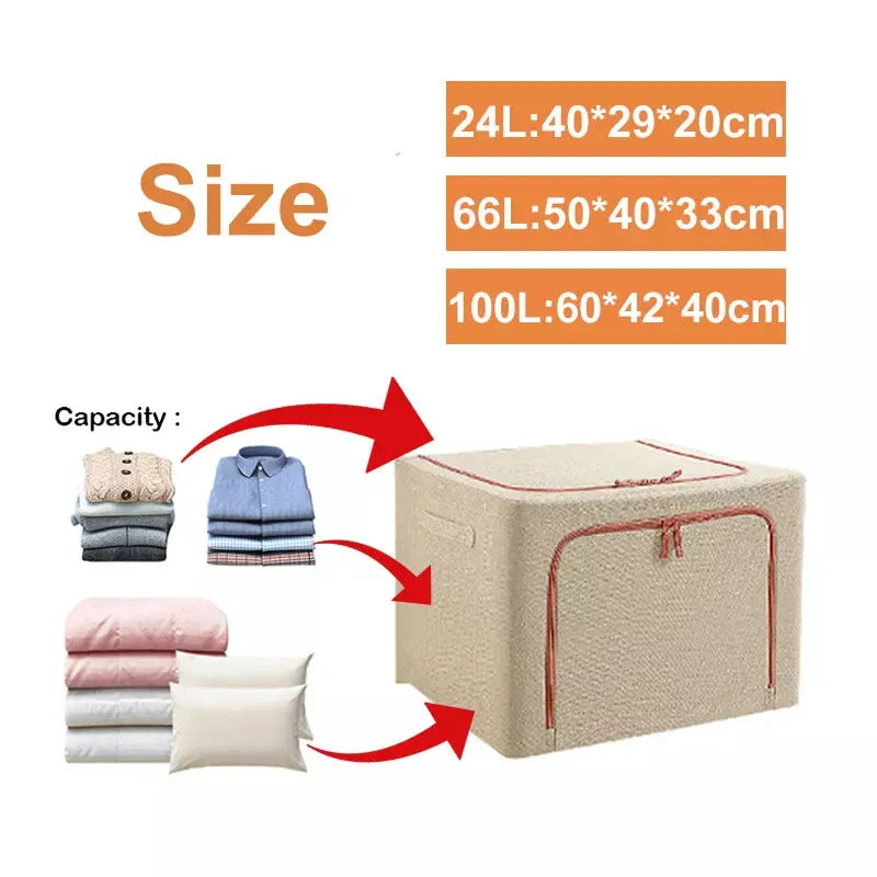 Foldable Storage Space-Saving Large Organizer Box