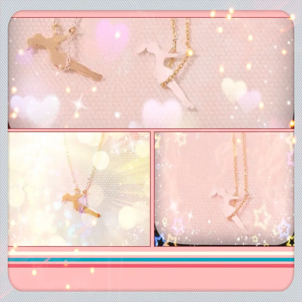 Girl on Swing Necklace